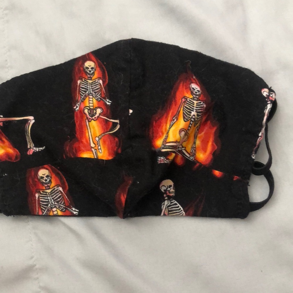 Reversible hand made face masks